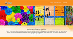 Desktop Screenshot of creative-graphics.net